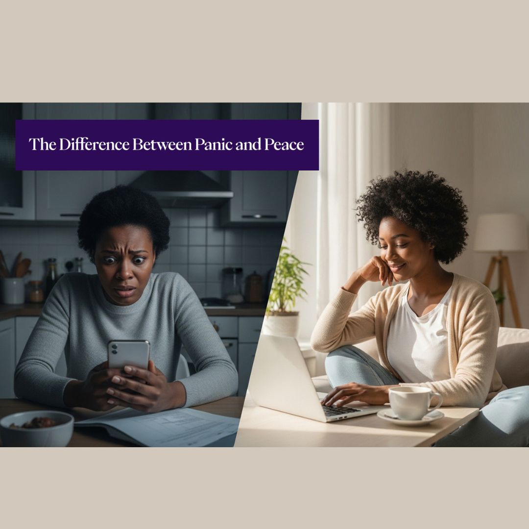 The Difference Between Panic and Peace